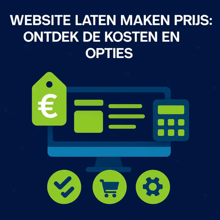 Kosten en opties voor website maken prijs