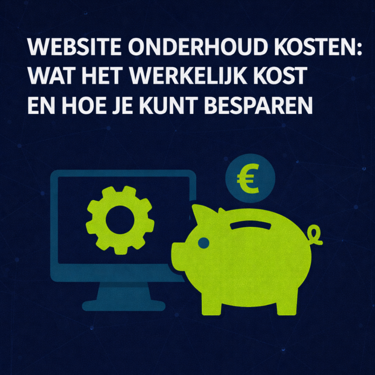 Website onderhoud kosten