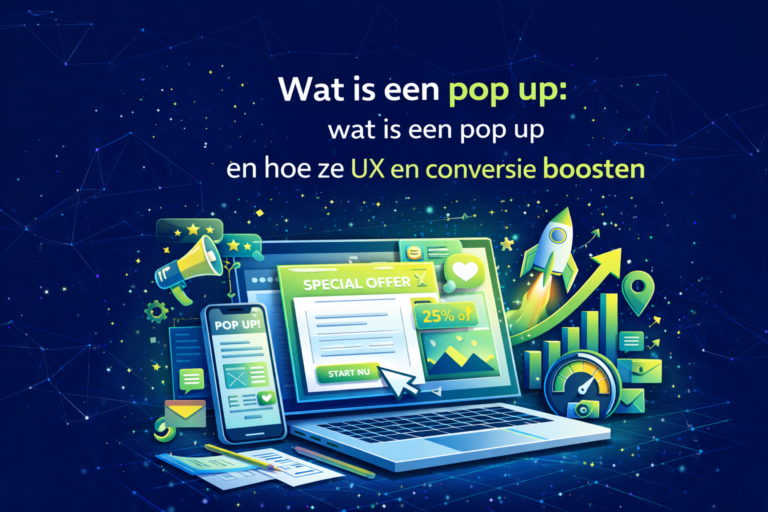 Wat is een pop up