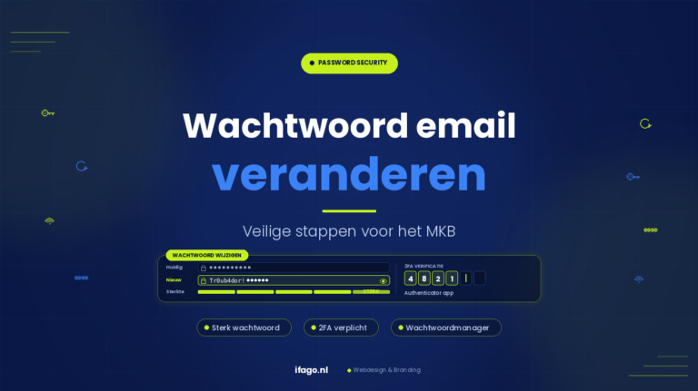 Wachtwoord email veranderen