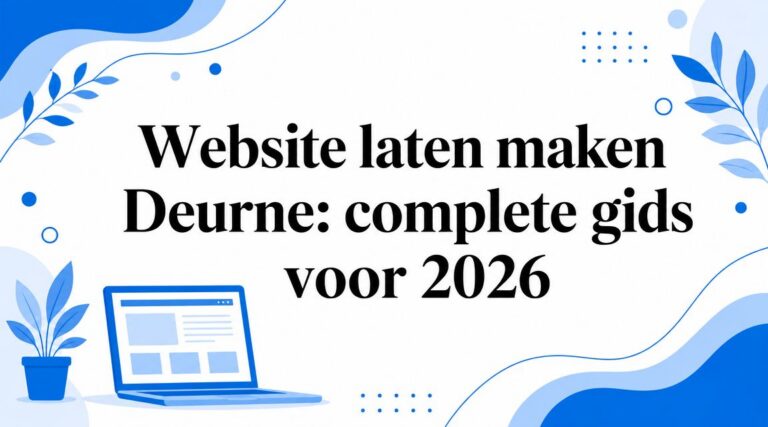 website design deurne laptop illustration